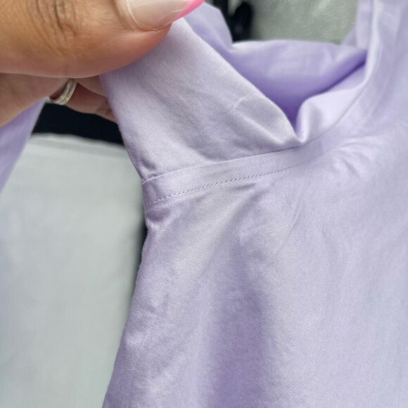 Vince Camuto Men’s Slim Fit Button Down Shirt – Lilac Purple – 15.5 32/33 - Picture 9 of 12